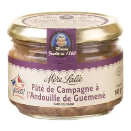 MÈRE LALIE Pâté de campagne à l'andouille de Guémené en bocal 180g