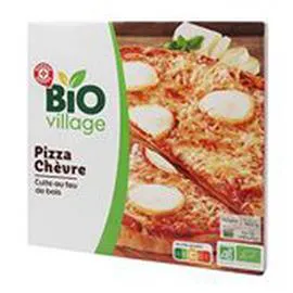 MARQUE REPÈRE, BIO VILLAGE Pizza chèvre feu de bois Bio 360g