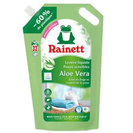 RAINETT Lessive Liquide Peaux sensibles Aloe Vera 1,656l