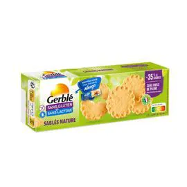 GERBLÉ Biscuits sablés sans gluten & sans lactose 120g