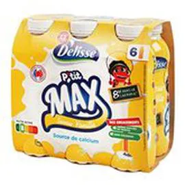 MARQUE REPÈRE, DÉLISSE P'tit max Vanille 6x180g