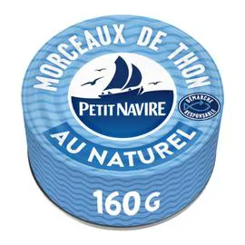 PETIT NAVIRE Thon morceaux au naturel 112g