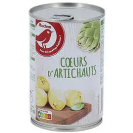 AUCHAN Coeurs d'artichauts 240g
