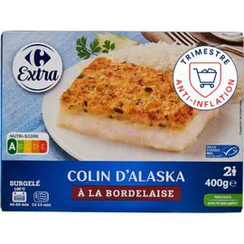 CARREFOUR Colin d'Alaska à la bordelaise 400g