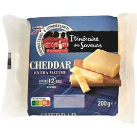 ITINÉRAIRE DES SAVEURS Cheddar extra mature affiné 12 mois 200g