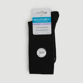 BLEUFORÊT Chaussette Coton Fin noir taille unique l'unité