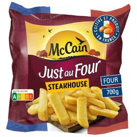 MCCAIN Frites just au four steakhouse 700g