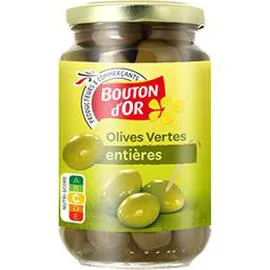 BOUTON D'OR Olives vertes entières 200g