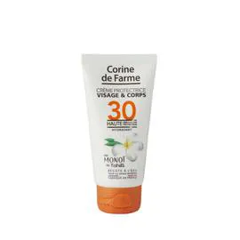 CORINE DE FARME Corinne de Farme Crème Protectrice Visage & Corps SPF30 au Monoï de Tahiti 50ml
