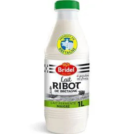 BRIDEL Lait Frais Fermenté Maigre Ribot de Bretagne 1l