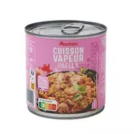 AUCHAN Paëlla cuisson vapeur 290g
