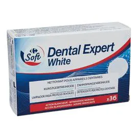 CARREFOUR SOFT Nettoyant appareils dentaires blancheur x36