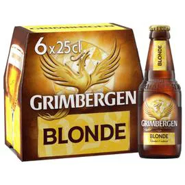 GRIMBERGEN Bière d'Abbaye Blonde 6x25cl