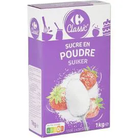 CARREFOUR CLASSIC' Sucre en poudre 1kg