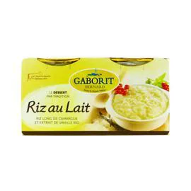 GABORIT Riz Au Lait Bio 2x140g