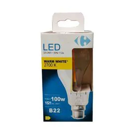  Ampoule LED FIL STANDARD 100W B22 WW X1 l'unité