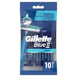 GILLETTE Rasoir Jetable Pour Homme BlueIi Plus X10 x10