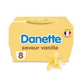DANONE, DANETTE Crème dessert Vanille 8x125g