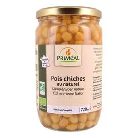 PRIMEAL Primeal Pois Chiche au Naturel Bio 660g