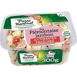 PIERRE MARTINET Ma Piémontaise jambon aux tomates fraîches 300g