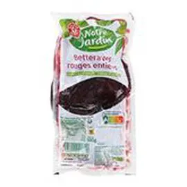MARQUE REPÈRE, NOTRE JARDIN Betterave rouge Entière cuite sous vide 500g