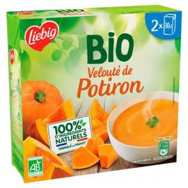 LIEBIG Soupe veloutée de potiron Bio 2x30cl