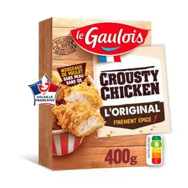 LE GAULOIS Crousty Chicken finement épicé 400g