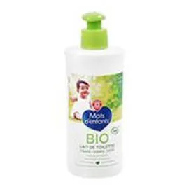MARQUE REPÈRE, MOTS D'ENFANTS Lait de toilette Bio 250ml