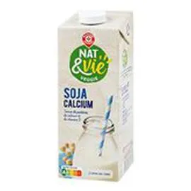 MARQUE REPÈRE, NAT & VIE Boisson soja Calcium 1l