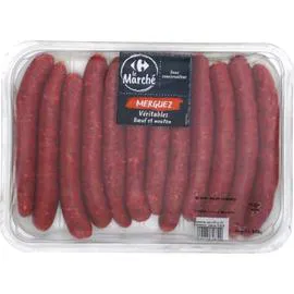 CARREFOUR Merguez boeuf et mouton 660g