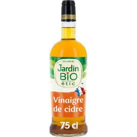 LÉA NATURE, JARDIN BIO ÉTIC Vinaigre cidre Bio 75cl