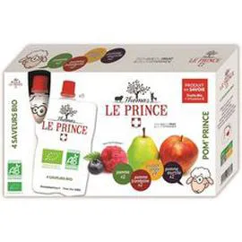 THOMAS LE PRINCE Gourdes pomme poire framboise myrtille bio 8x100g