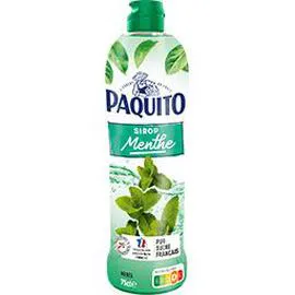 PAQUITO Sirop menthe 75cl