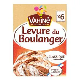 VAHINÉ Levure du Boulanger 6x8g