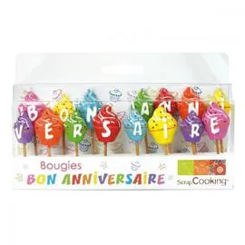SCRAPCOOKING 15 Bougies Bon Anniversaire x15
