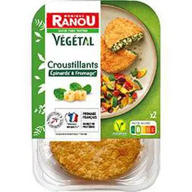 MONIQUE RANOU Végétal - Croustillants épinards & fromage 2x140g