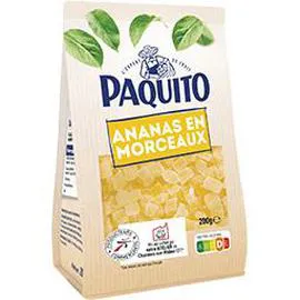 PAQUITO Ananas en morceaux 200g