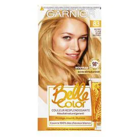 GARNIER, BELLE COLOR Coloration Cheveux Permanente 83 Blond Clair Doré Naturel l'unité