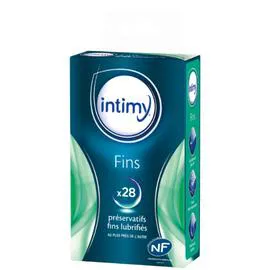 INTIMY CARE Préservatifs fins x28