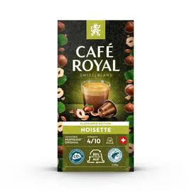 CAFÉ ROYAL Café capsules Compatibles Nespresso noisette n°4 - x10 50g