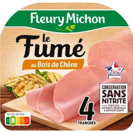 FLEURY MICHON Jambon le fumé sans nitrite 140g
