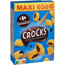 CARREFOUR SENSATION Céréales chocolat au lait 650g