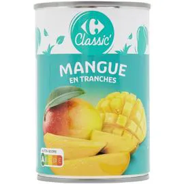 CARREFOUR CLASSIC' Mangue en tranches 235g