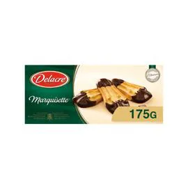 DELACRE Biscuits Marquisettes Chocolat 175g