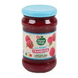 MARQUE REPÈRE, DOUCEUR DU VERGER Confiture Framboises - Allégée 340g