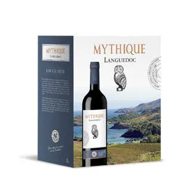 MYTHIQUE Vin rouge aop languedoc 3l