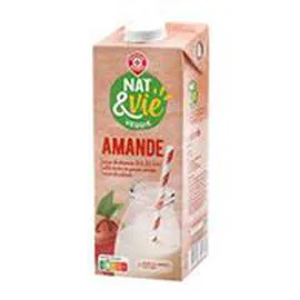 MARQUE REPÈRE, NAT & VIE Boisson à l'amande Nat&Vie 1l