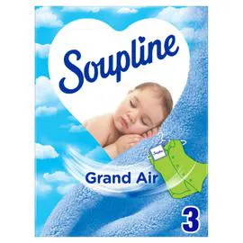 SOUPLINE Parfum de Linge Sachets Armoires Grand Air x3