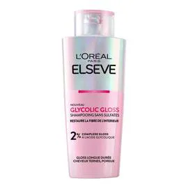 ELSÈVE L'Oréal Paris Elseve glycolic gloss shampoing sans sulfates 200ml