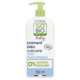 LÉA NATURE, SO'BIO ÉTIC Liniment Oléo-calcaire Peaux Sensibles Bio 500ml
